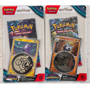 Pokémon TCG Scarlet & Violet Twilight Masquerade Blister Packs – Sealed Lot of 2
